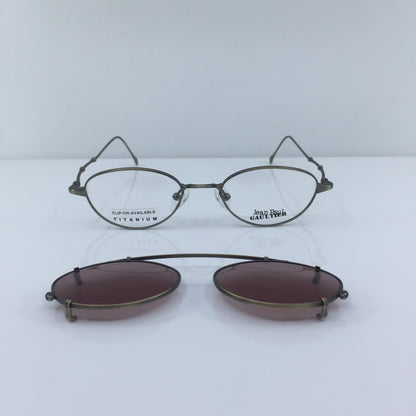 Vintage Jean Paul Gaultier JPG 55-0018 Gold Eyeglasses - Super Vision Optical