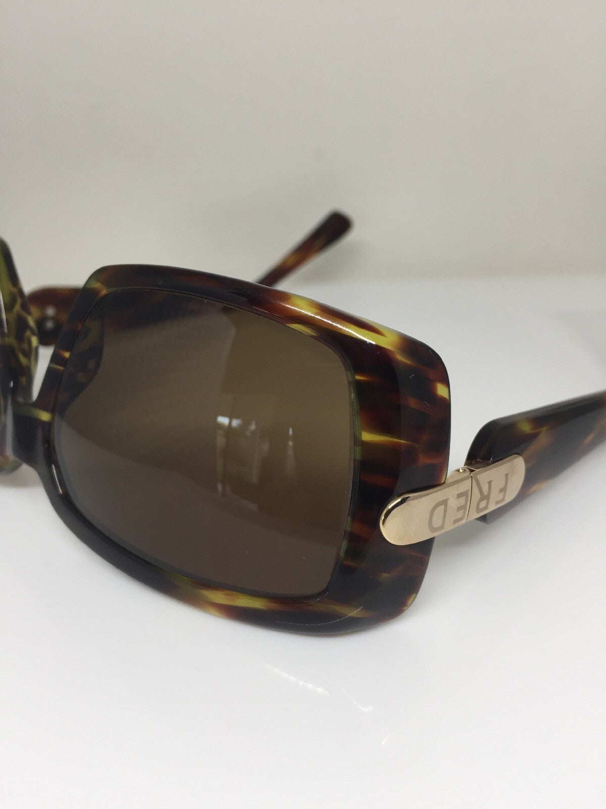 Vintage Fred Lunettes Marie Galante C3 Brown Sunglasses - Super Vision Optical