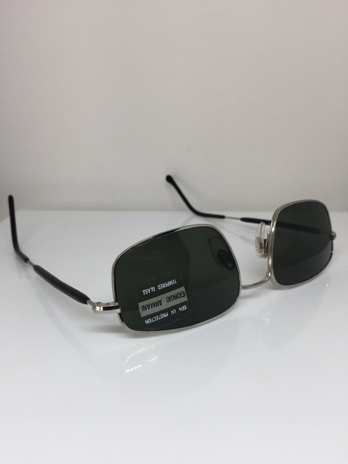 Vintage Giorgio Armani GA 637 Silver Sunglasses - Super Vision Optical