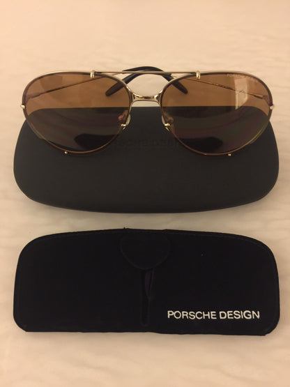 Vintage Porsche Design P1002-B Gold Sunglasses - Super Vision Optical