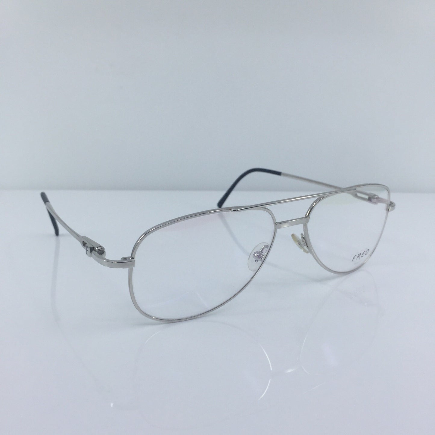 Vintage Fred Lunettes Alaska C2 Silver Eyeglasses - Super Vision Optical