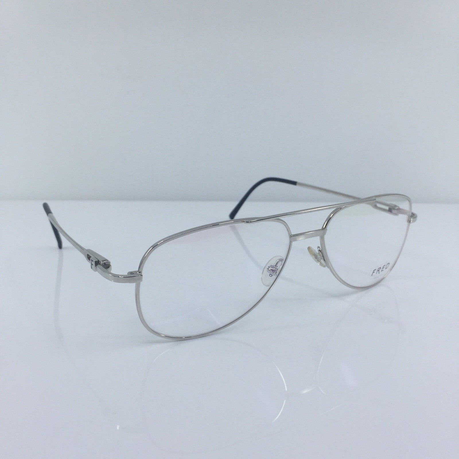 Vintage Fred Lunettes Alaska C2 Silver Eyeglasses - Super Vision Optical