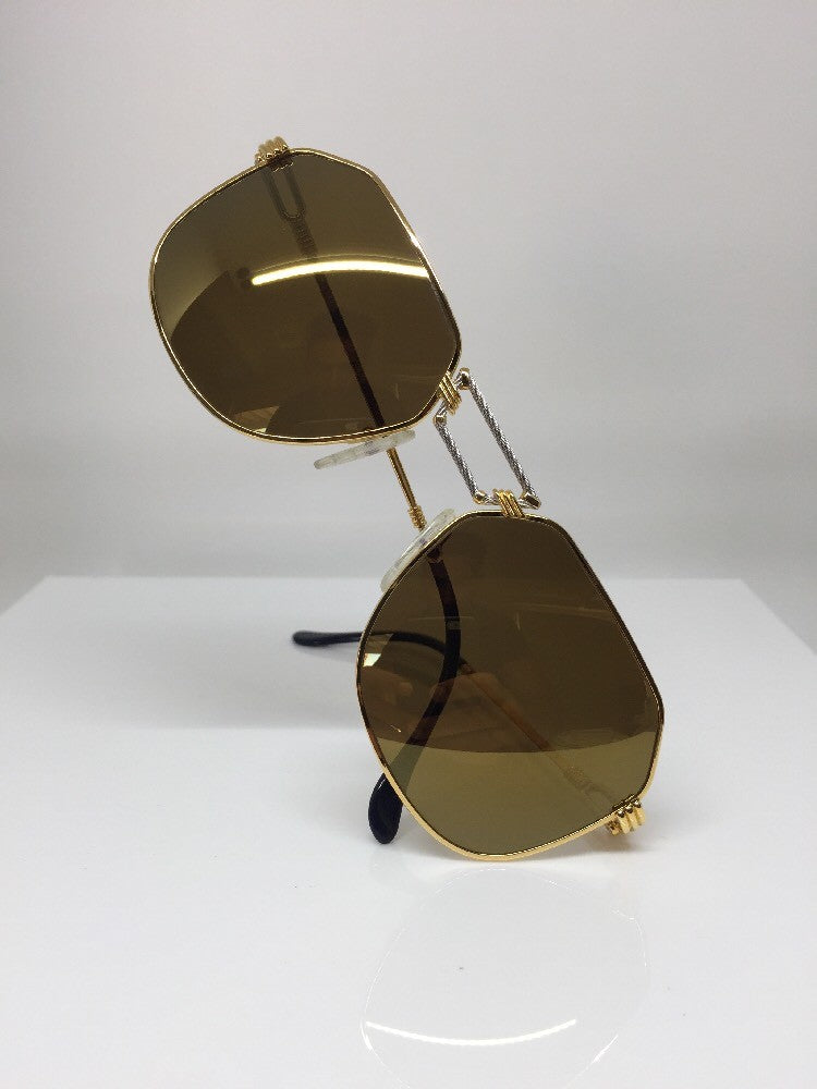 Vintage FRED Lunettes Paris Cap Horn Gold Sunglasses - Super Vision Optical