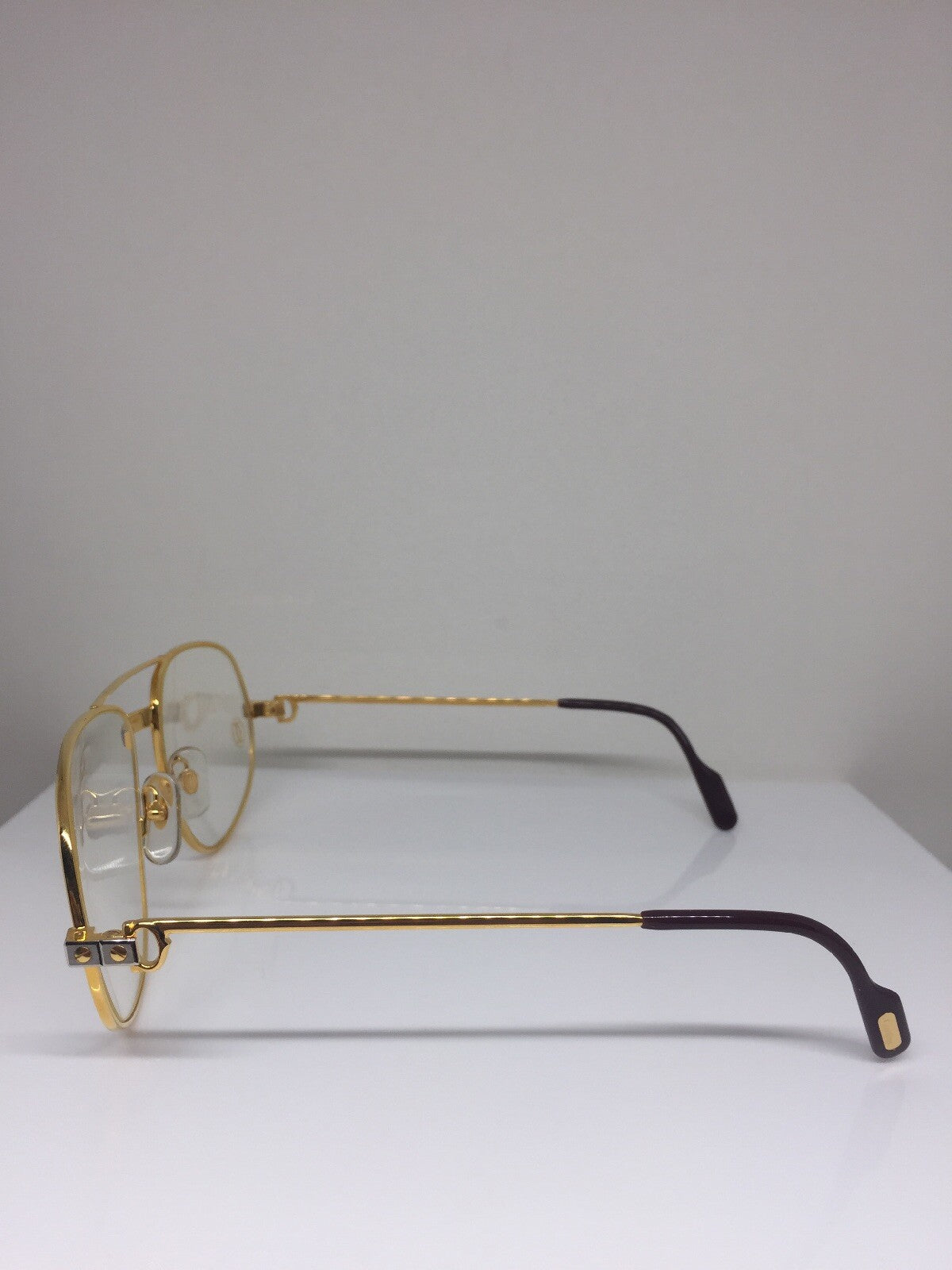 Vintage Cartier Romance Santos Gold Eyeglasses - Super Vision Optical