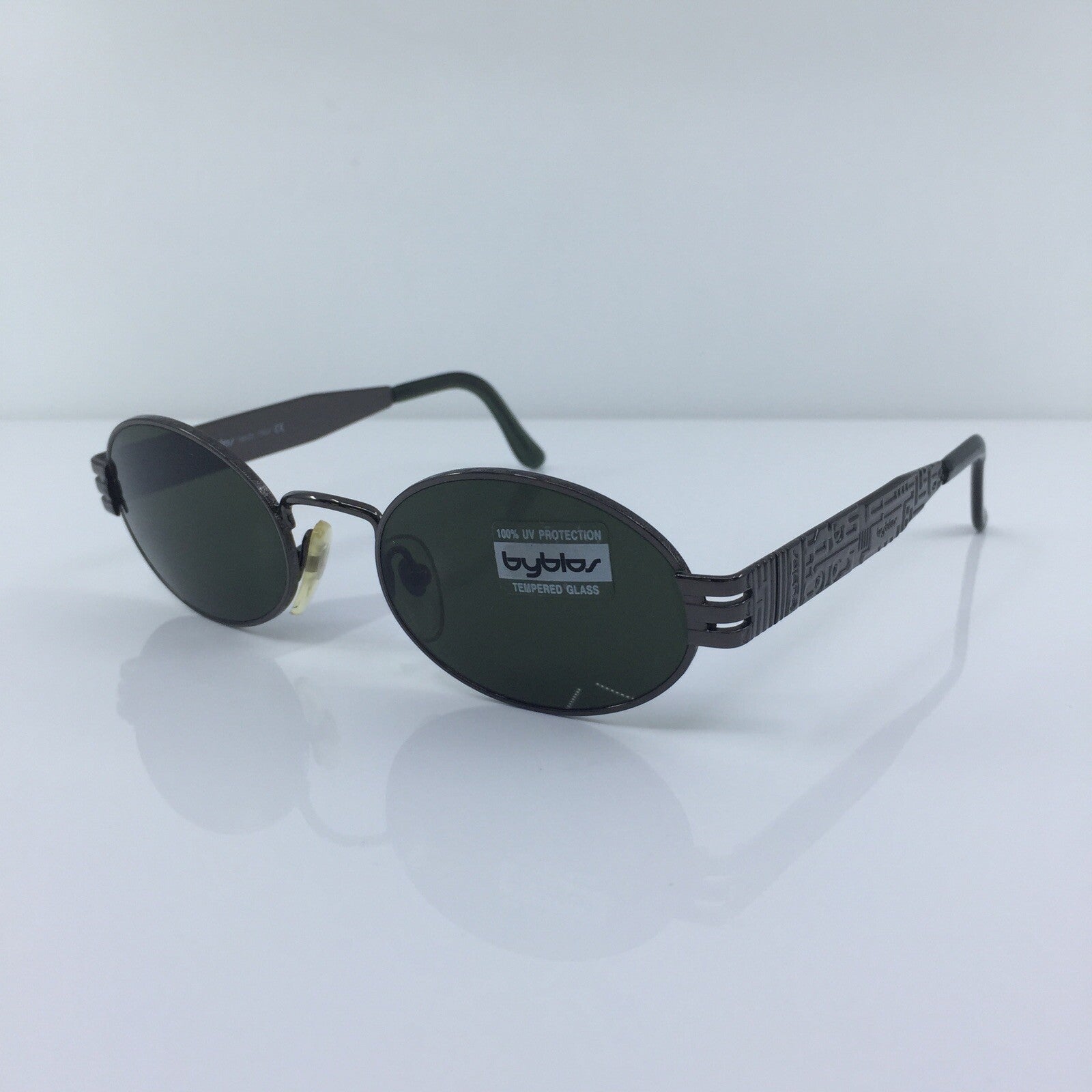 Vintage Byblos BY 613-S Gunmetal Sunglasses - Super Vision Optical
