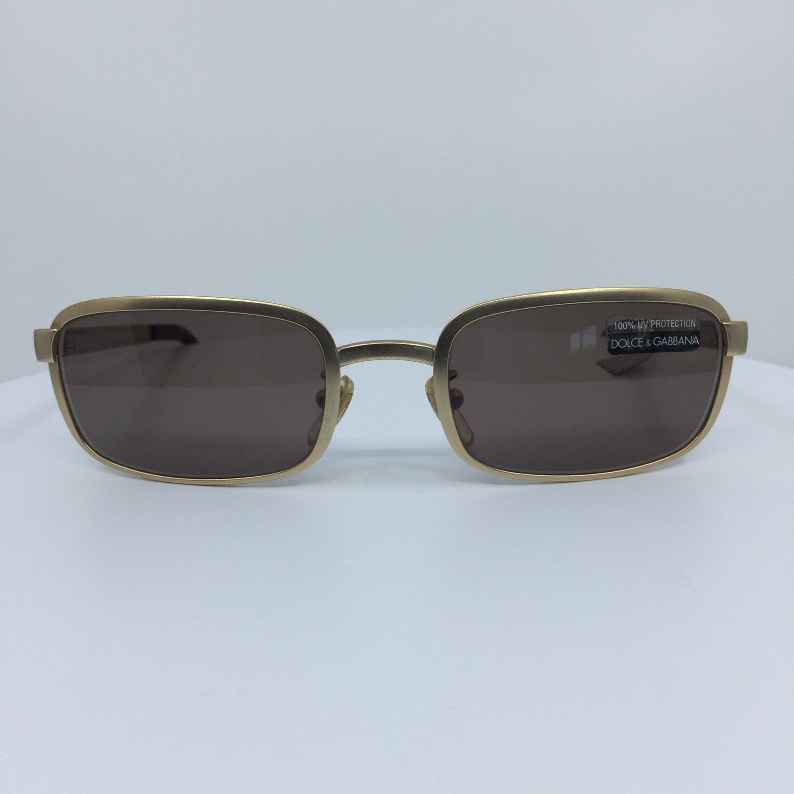 Vintage Dolce & Gabbana DG 320/S Gold Sunglasses - Super Vision Optical