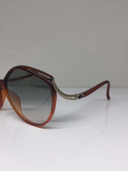 Vintage Christian Dior CD 2280 Gold Sunglasses - Super Vision Optical