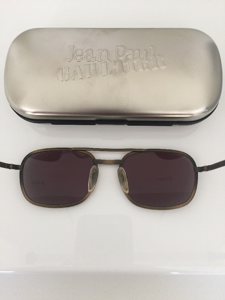 Vintage Jean Paul Gaultier JPG 56-1172 Gold Sunglasses - Super Vision Optical