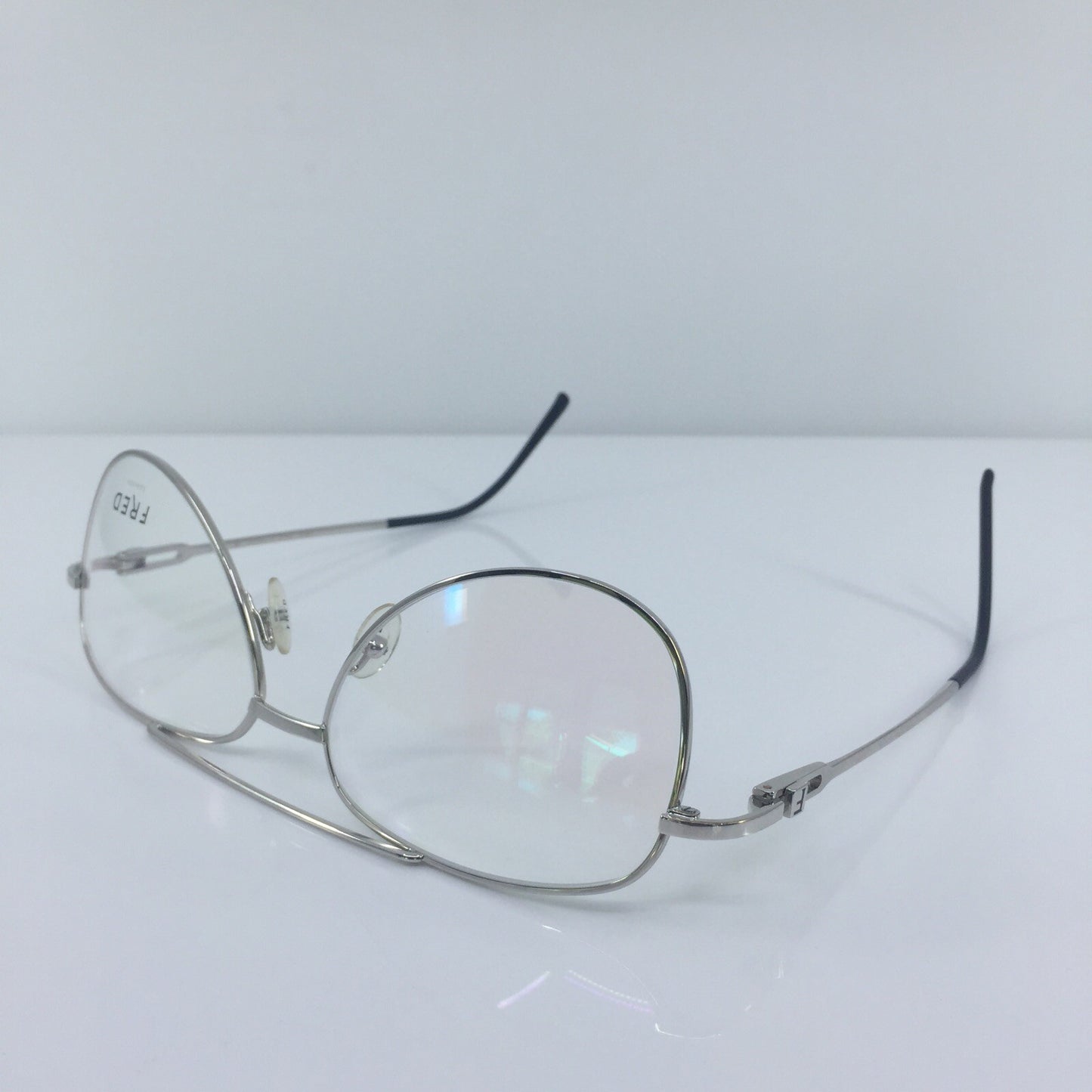 Vintage Fred Lunettes Alaska C2 Silver Eyeglasses - Super Vision Optical