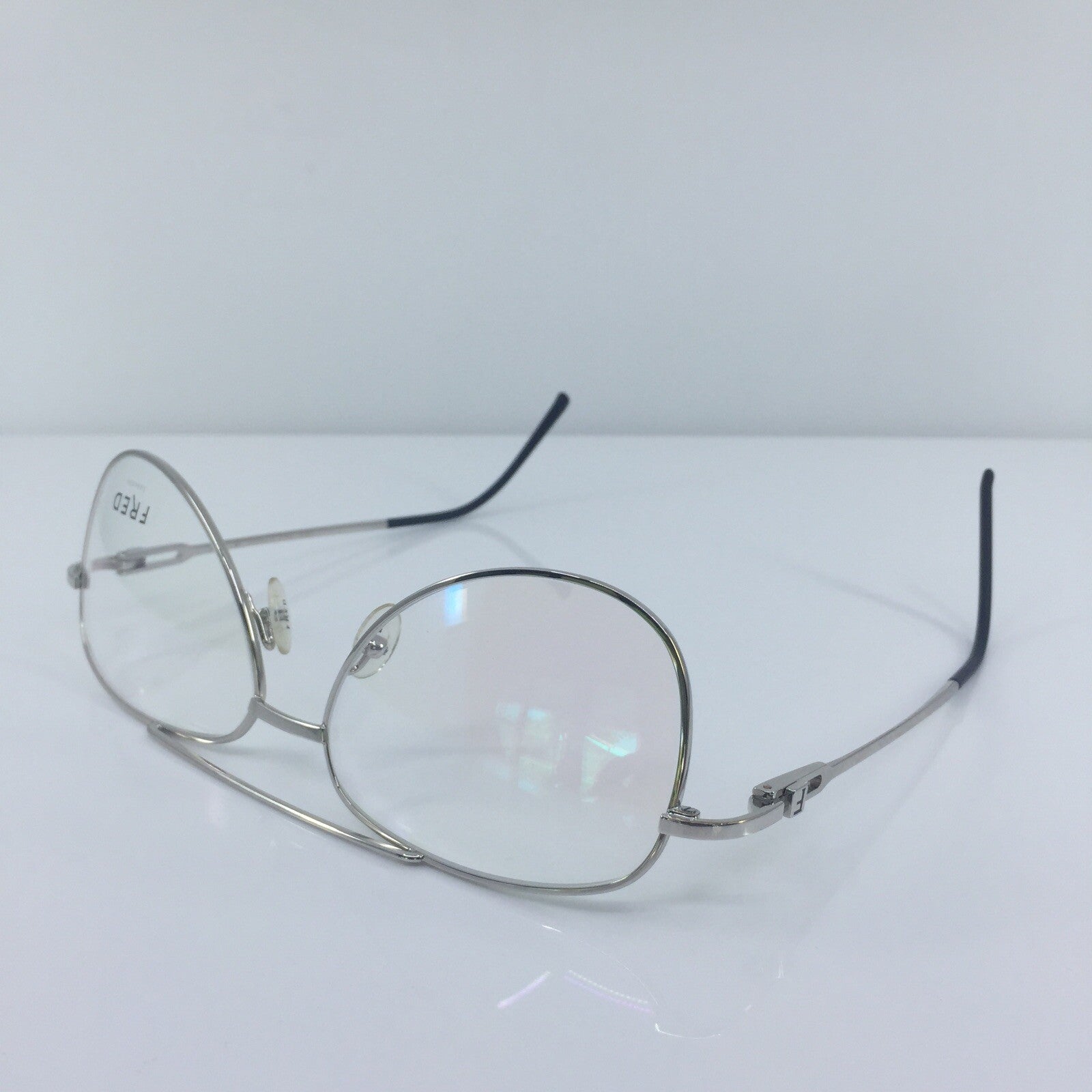 Vintage Fred Lunettes Alaska C2 Silver Eyeglasses - Super Vision Optical