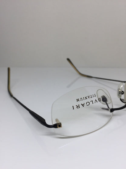 Vintage Bvlgari BVL 134-T Black Eyeglasses - Super Vision Optical