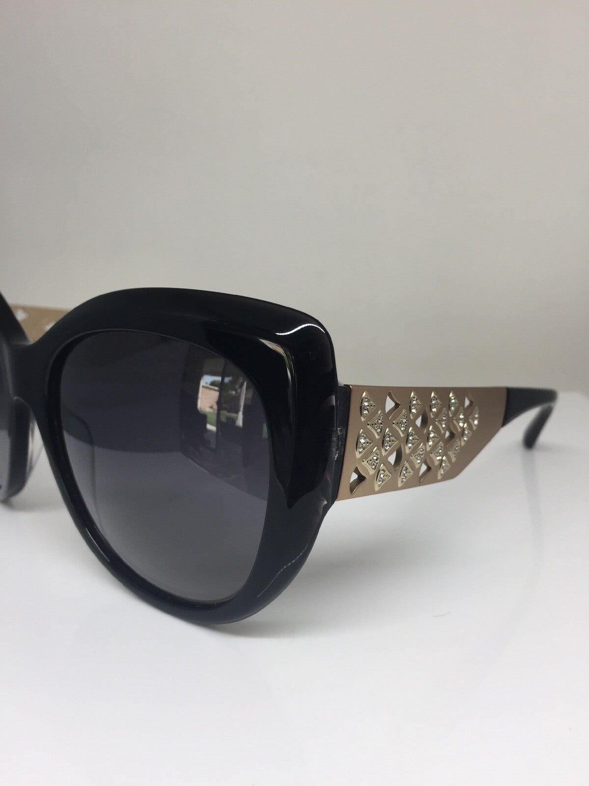 Vintage Bvlgari Bvlgari 8198-B Black Sunglasses - Super Vision Optical
