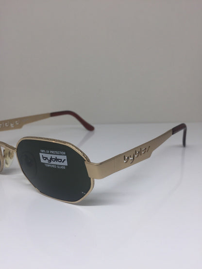 Vintage Byblos B 611-S Gold Sunglasses - Super Vision Optical