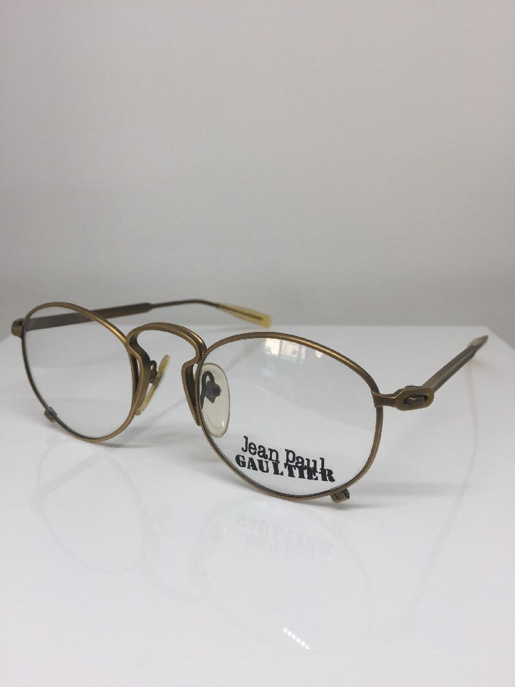 Vintage Jean Paul Gaultier JPG 55-1171 Gold Sunglasses - Super Vision Optical