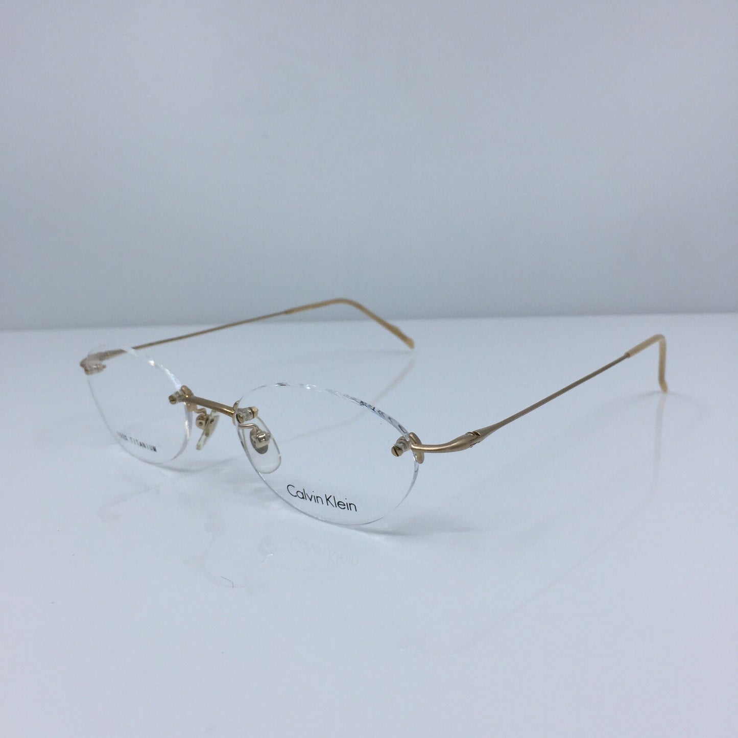 Vintage Calvin Klein CK 520 Gold Sunglasses - Super Vision Optical