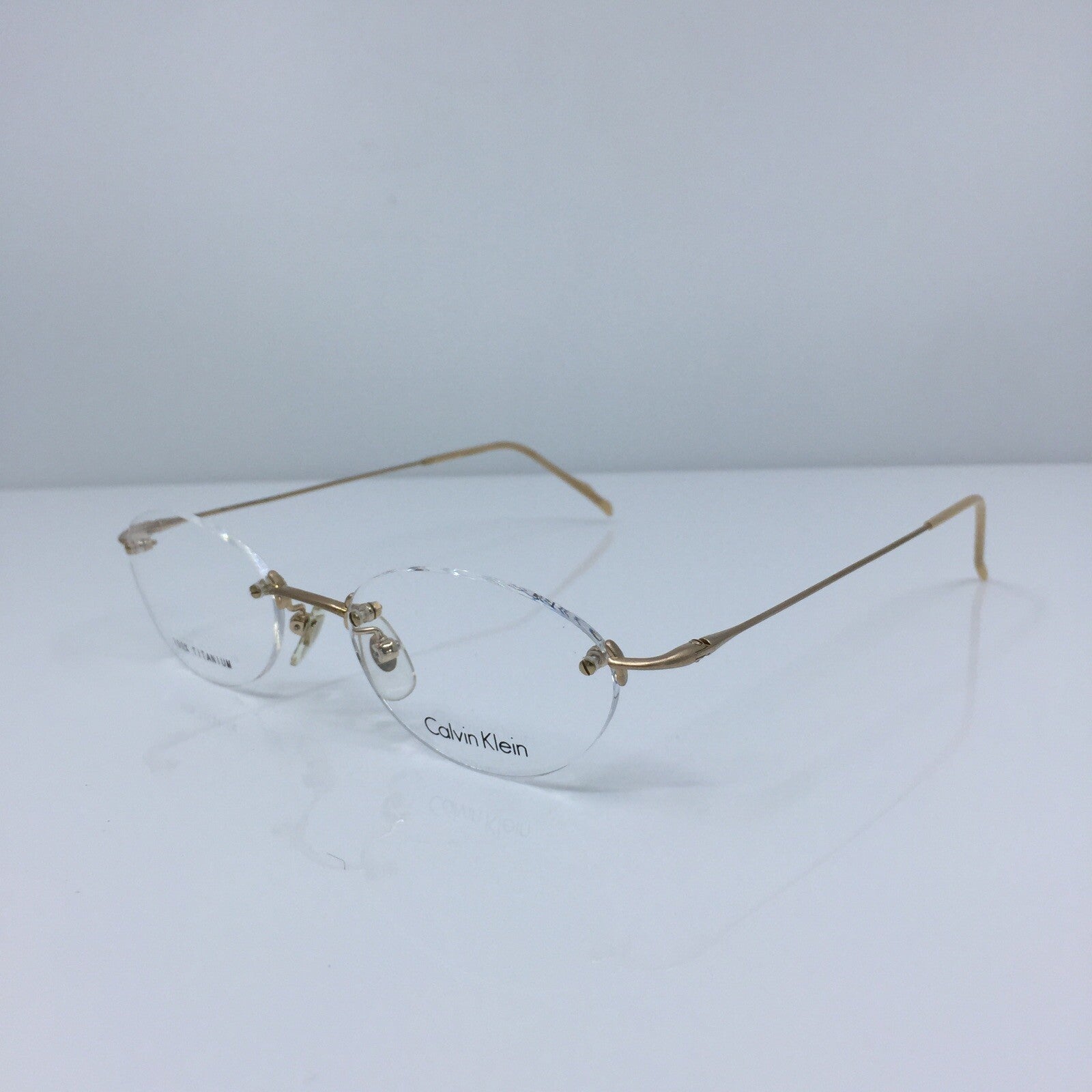 Vintage Calvin Klein CK 520 Gold Sunglasses - Super Vision Optical
