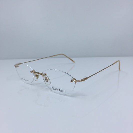 Vintage Calvin Klein CK 520 Gold Sunglasses - Super Vision Optical