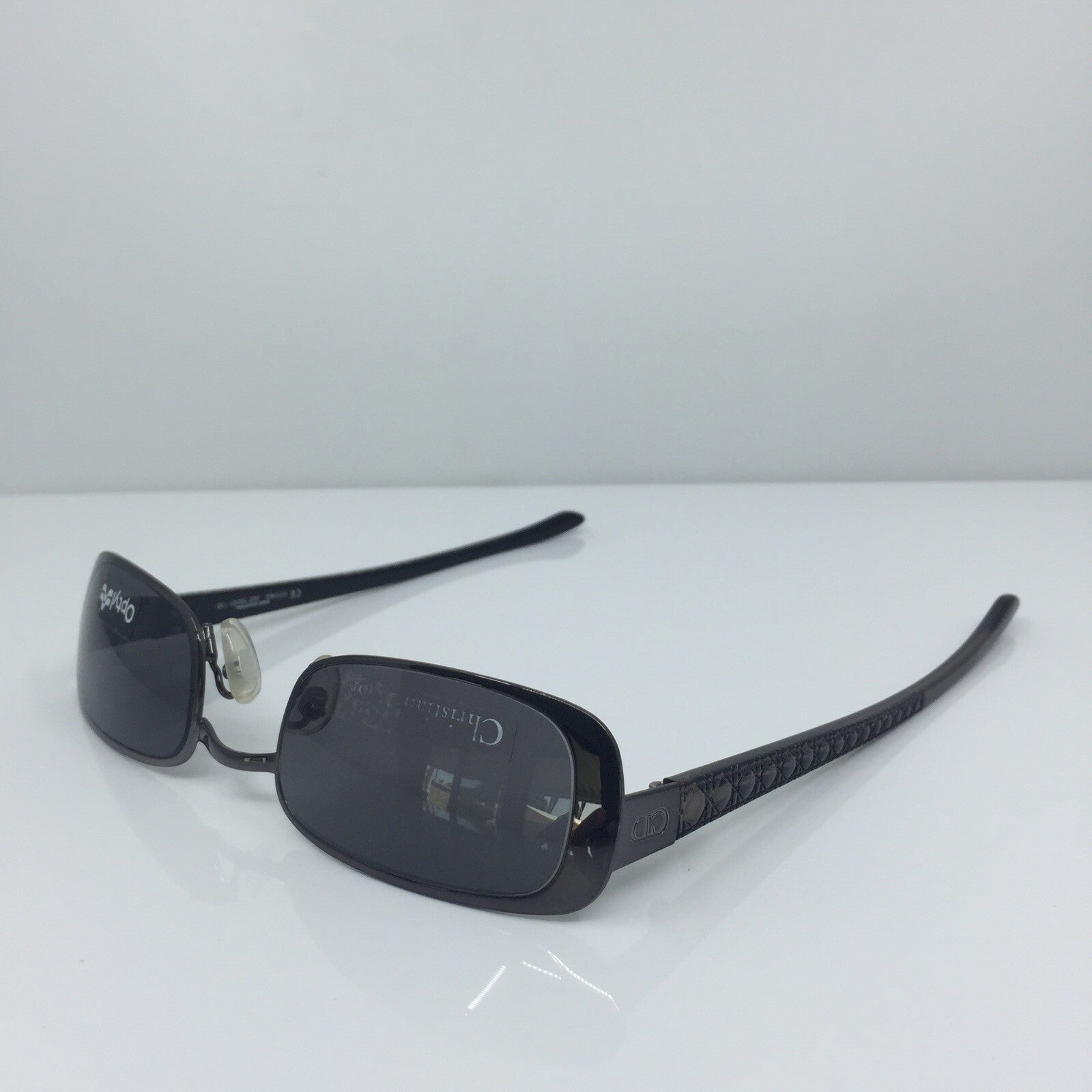Vintage Christian Dior CD Fitting Gunmetal Sunglasses - Super Vision Optical