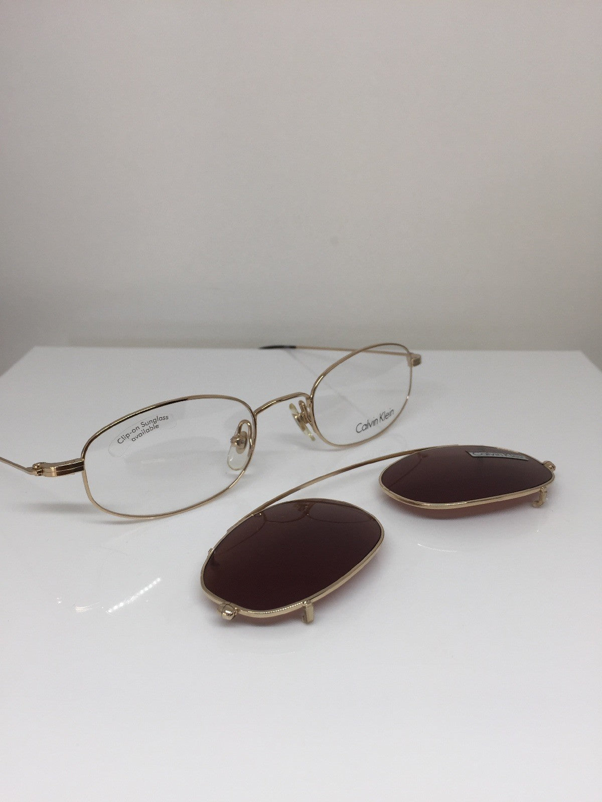 Vintage Calvin Klein CK 145 Gold Sunglasses - Super Vision Optical