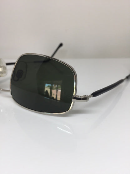 Vintage Giorgio Armani GA 637 Silver Sunglasses - Super Vision Optical