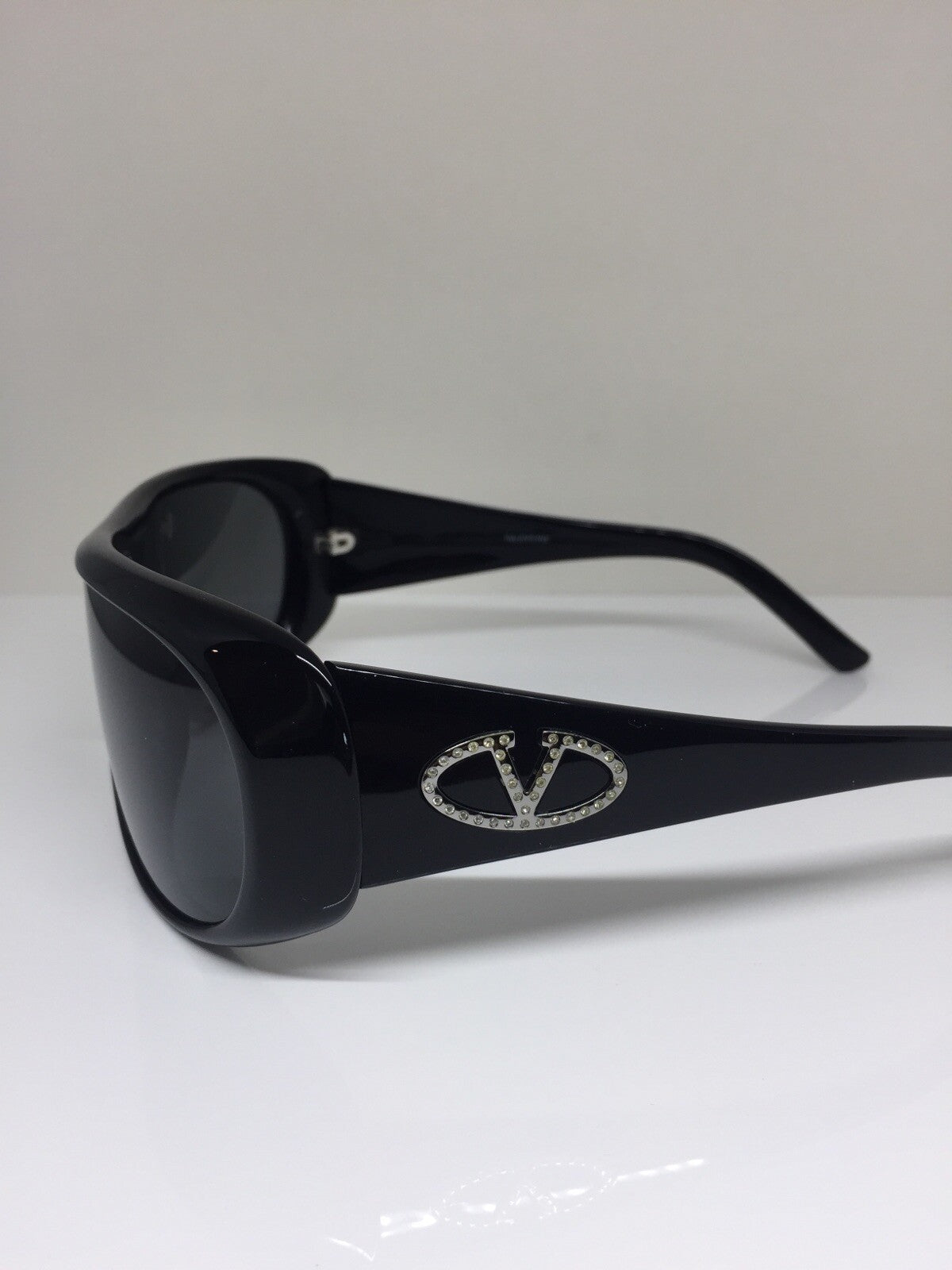 Vintage Valentino 5448/S Black Sunglasses - Super Vision Optical