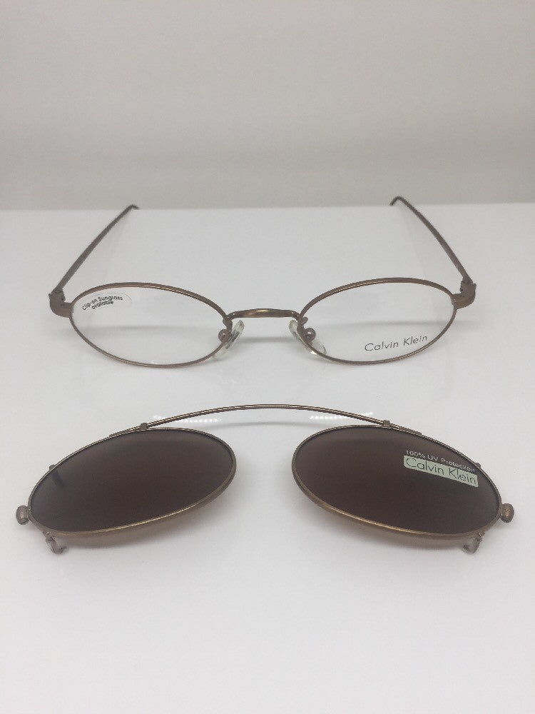 Vintage Calvin Klein CK 149 Gold Sunglasses - Super Vision Optical