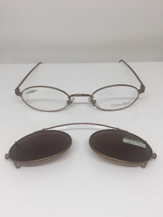 Vintage Calvin Klein CK 149 Gold Sunglasses - Super Vision Optical