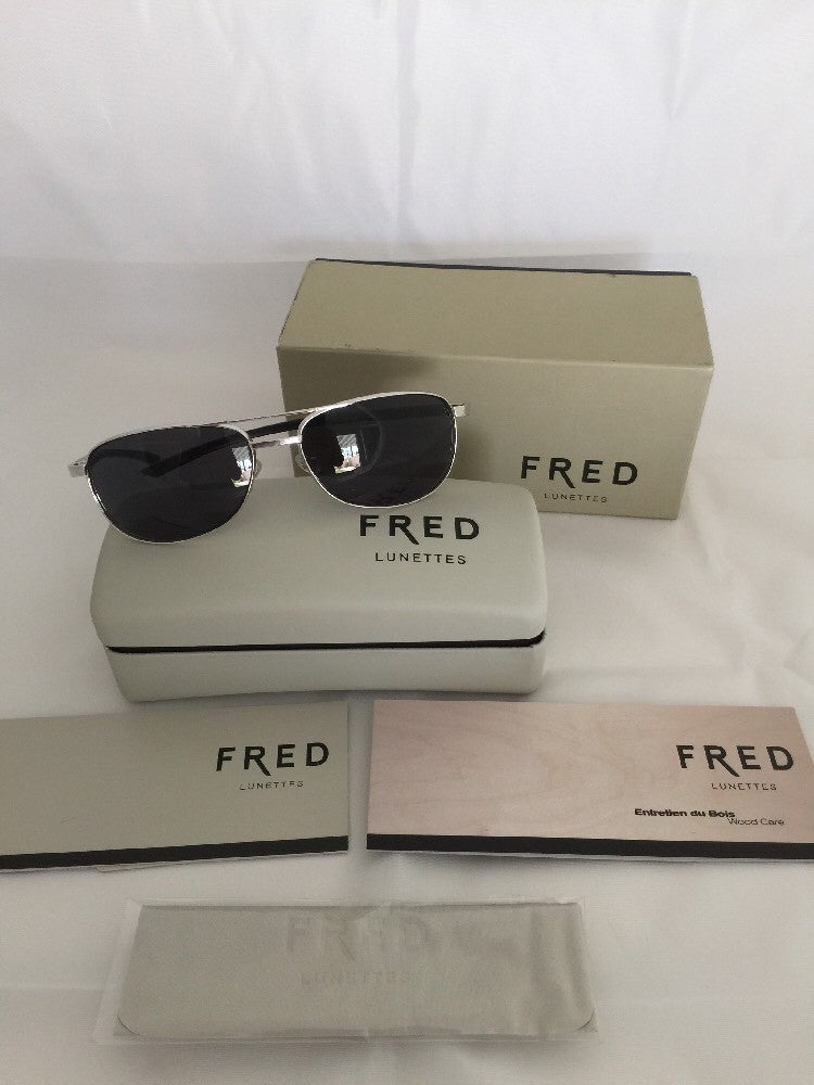 Vintage Fred Lunettes Ellesmere Sunglasses C3 8328 Silver Sunglasses - Super Vision Optical
