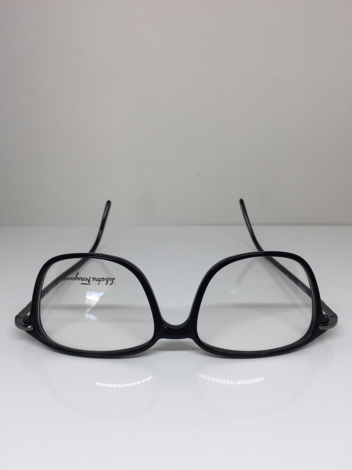 Vintage Salvatore Ferragamo SF 2526 Black Eyeglasses - Super Vision Optical