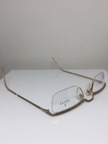 Vintage Gucci GG 1207 Gold Eyeglasses - Super Vision Optical