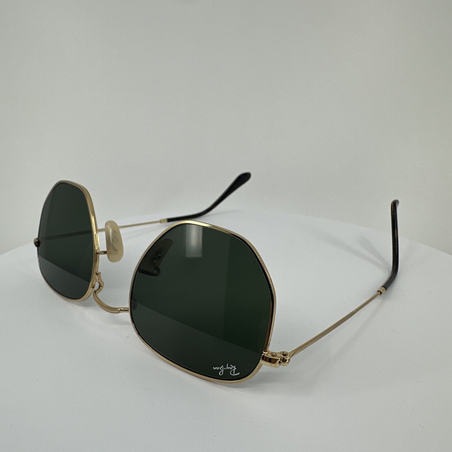 Vintage Ray-Ban RB3548N 001 51-21 Gold Sunglasses - Super Vision Optical