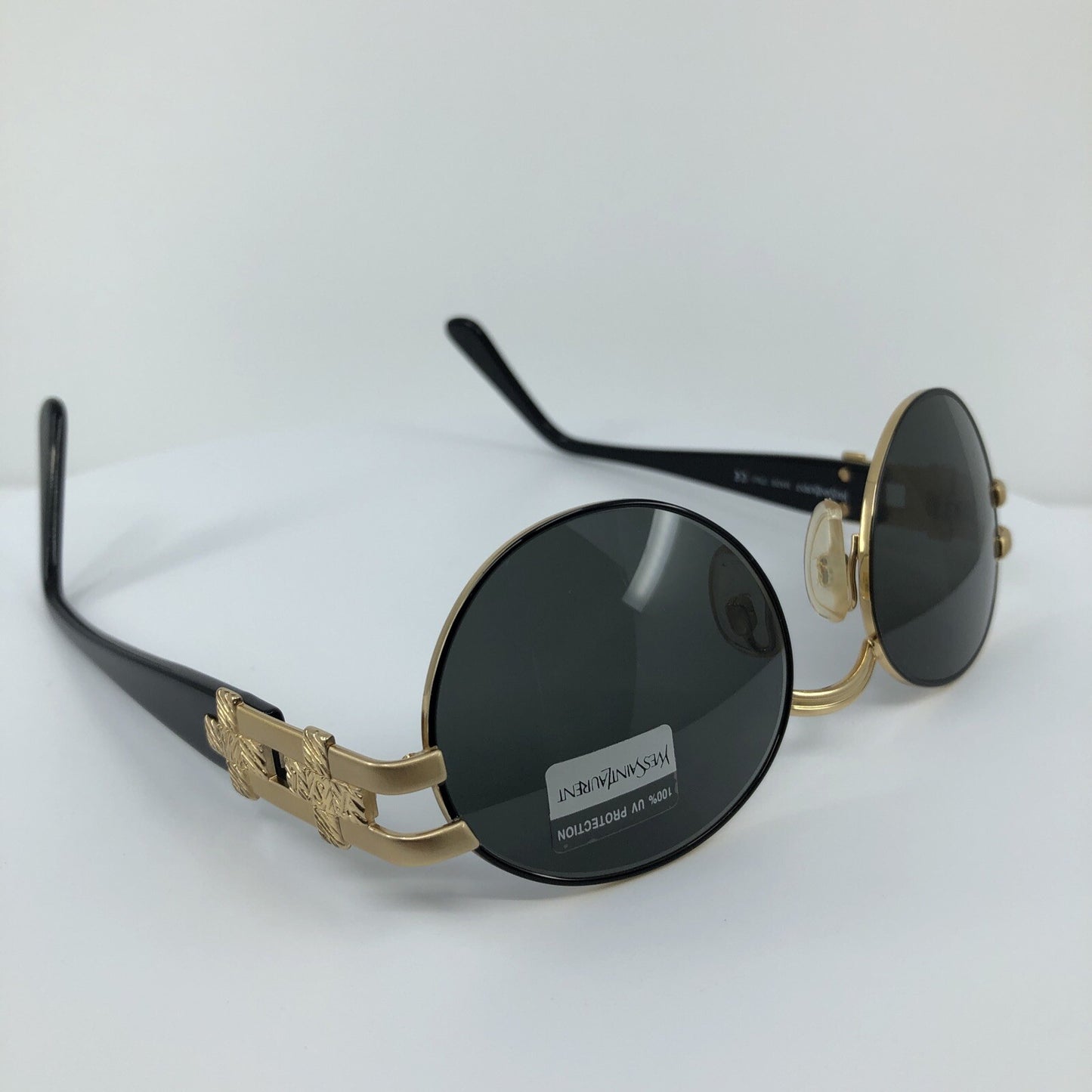 Vintage Saint Laurent YSL 6042 Gold Sunglasses - Super Vision Optical