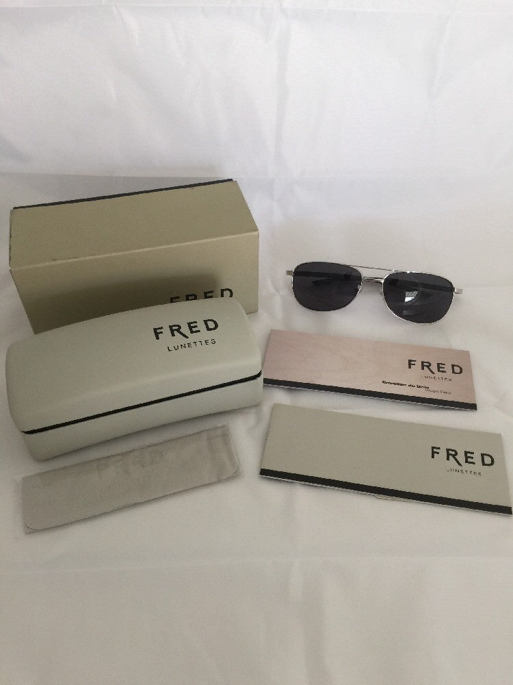 Vintage Fred Lunettes Ellesmere Sunglasses C3 8328 Silver Sunglasses - Super Vision Optical