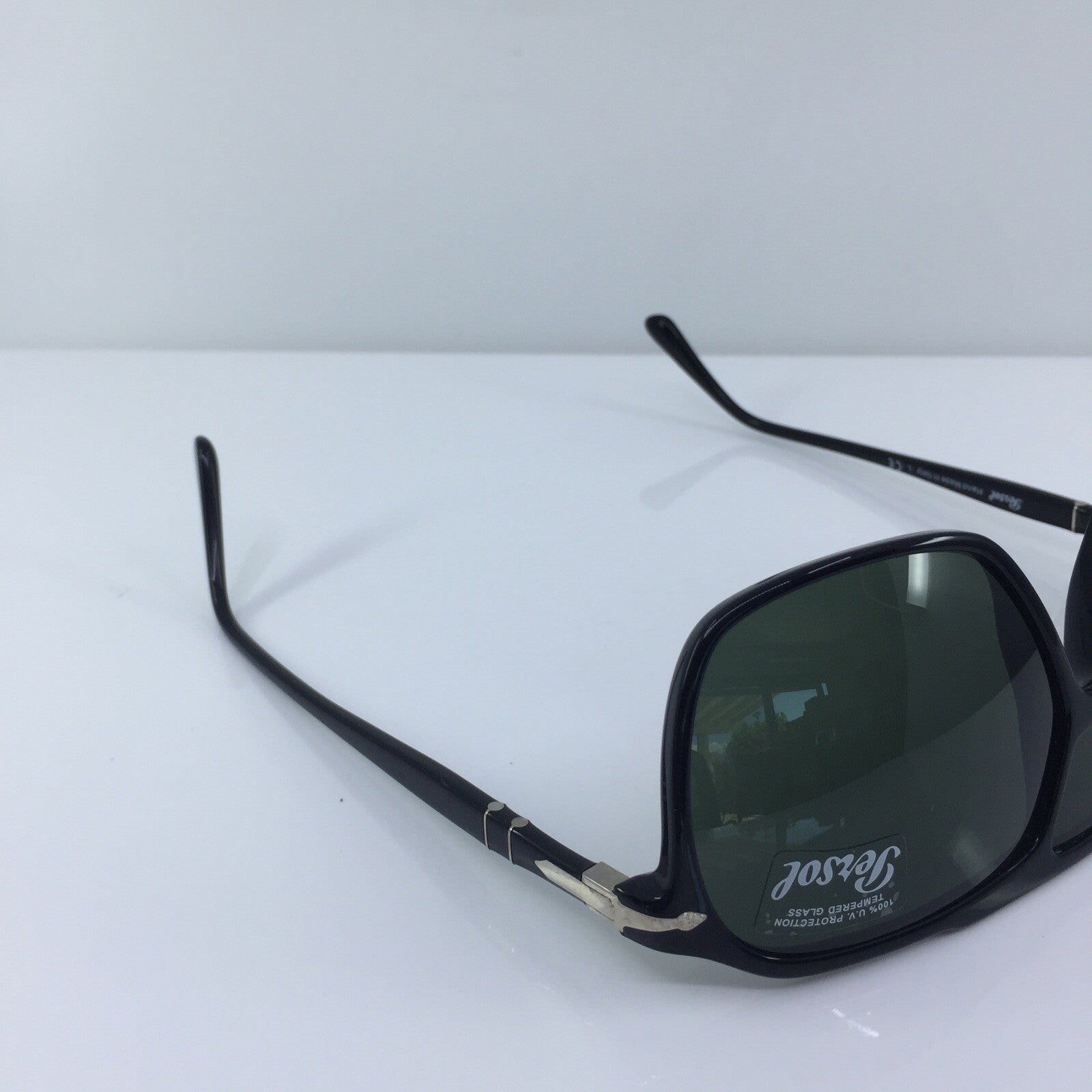 Vintage Persol PE 3223-S Black Sunglasses - Super Vision Optical