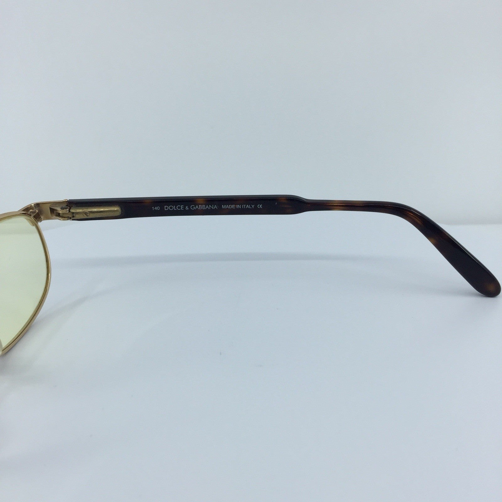 Vintage Dolce & Gabbana DG 106 Gold Sunglasses - Super Vision Optical