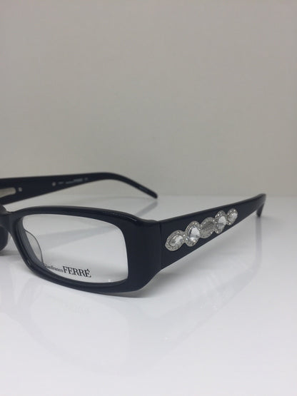 Vintage Gianfranco Ferre GFF 34801 Black Eyeglasses - Super Vision Optical