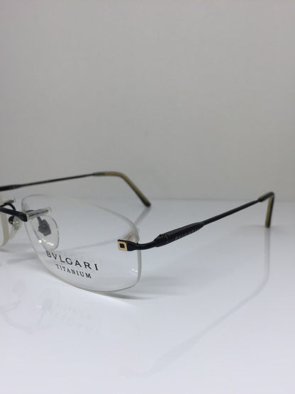Vintage Bvlgari BVL 134-T Black Eyeglasses - Super Vision Optical