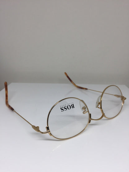 Vintage Hugo Boss HB 4708 Gold Sunglasses - Super Vision Optical
