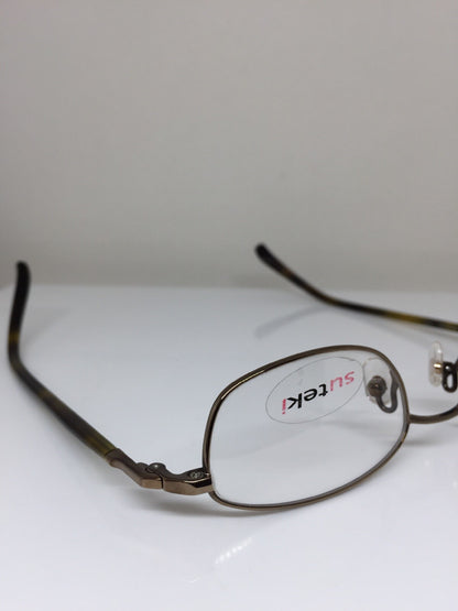 Vintage Suteki Masunaga MASUNAGA 3433 Brown Eyeglasses - Super Vision Optical