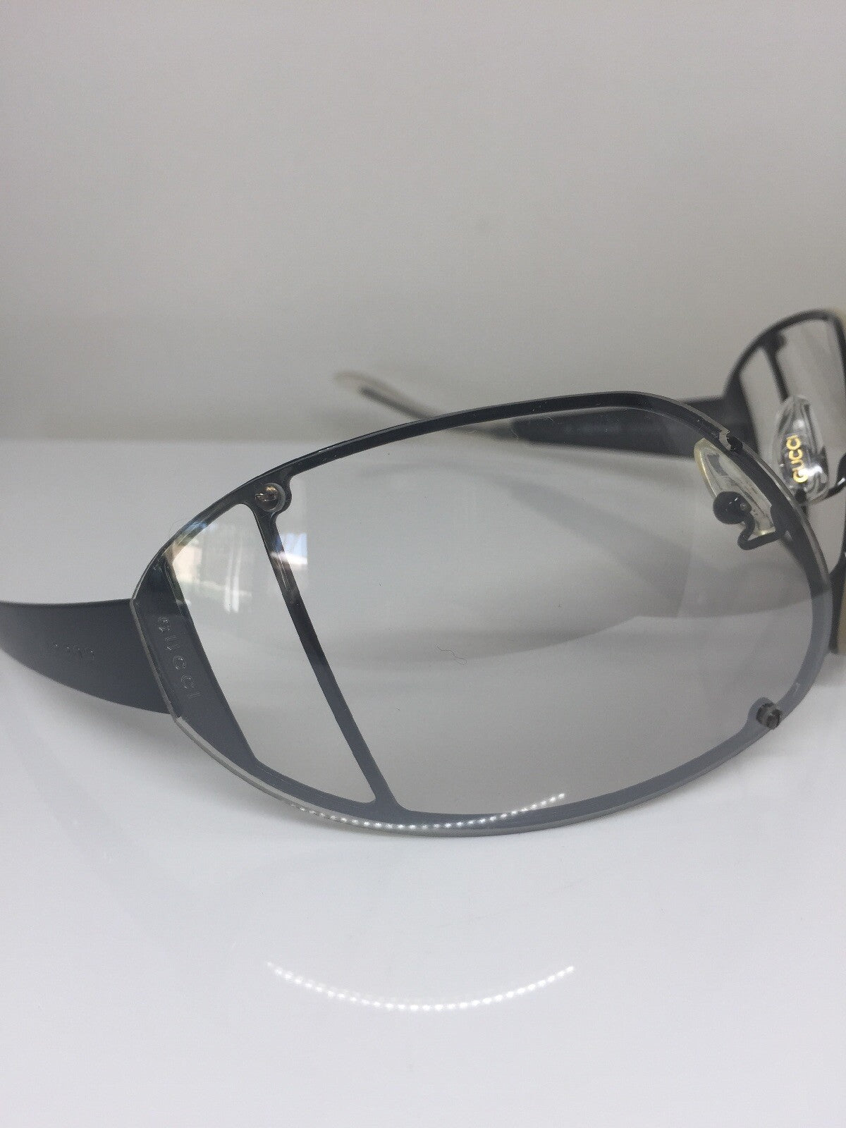 Vintage Gucci GG 1652/S Gunmetal Sunglasses - Super Vision Optical