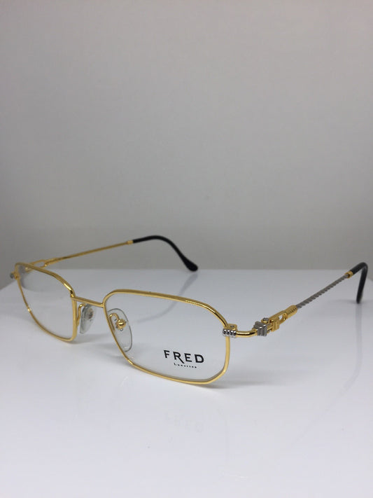 Vintage Fred Lunettes Jersey Gold Eyeglasses - Super Vision Optical
