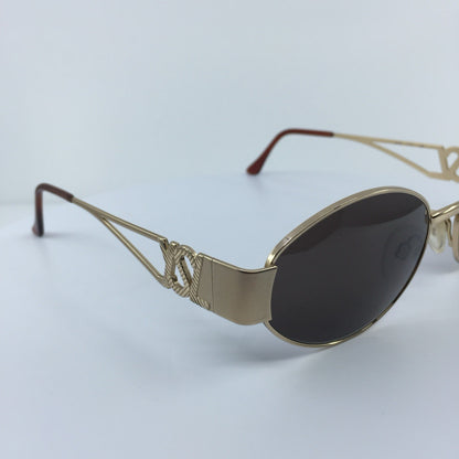 Vintage Saint Laurent YSL 6039 Gold Sunglasses - Super Vision Optical