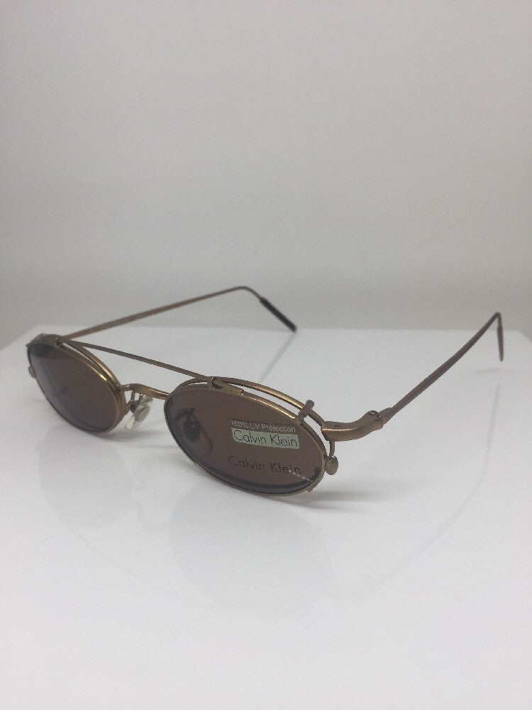 Vintage Calvin Klein CK 149 Gold Sunglasses - Super Vision Optical