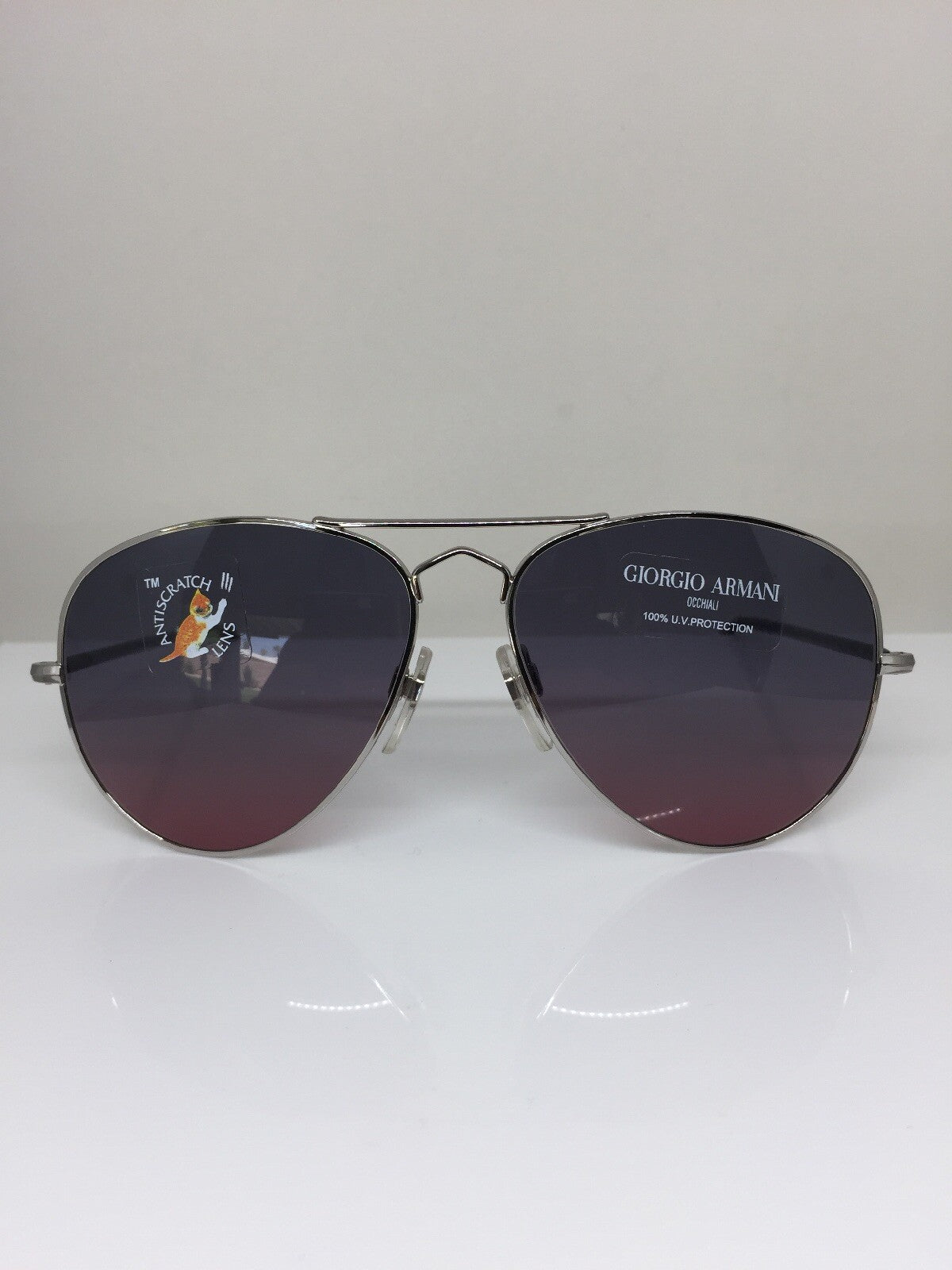 Vintage Giorgio Armani GA 615 S Silver Sunglasses - Super Vision Optical