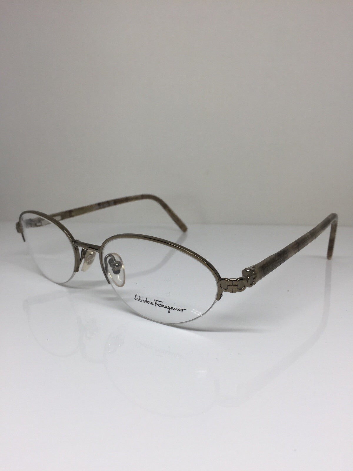 Vintage Salvatore Ferragamo SF 1539 Brown Eyeglasses - Super Vision Optical