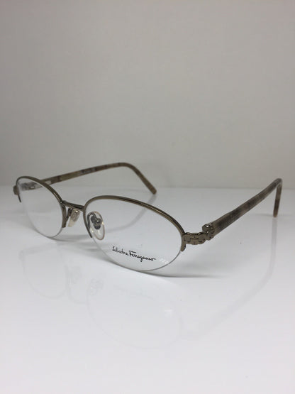 Vintage Salvatore Ferragamo SF 1539 Brown Eyeglasses - Super Vision Optical