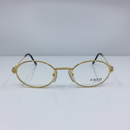 Vintage Fred Lunettes Ketch Gold Eyeglasses - Super Vision Optical