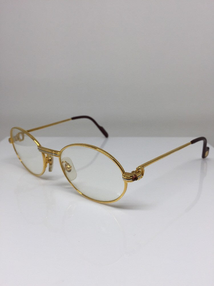 Vintage Cartier Saint Honore Limited Series Gold Eyeglasses - Super Vision Optical