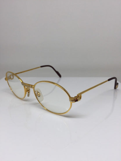 Vintage Cartier Saint Honore Limited Series Gold Eyeglasses - Super Vision Optical