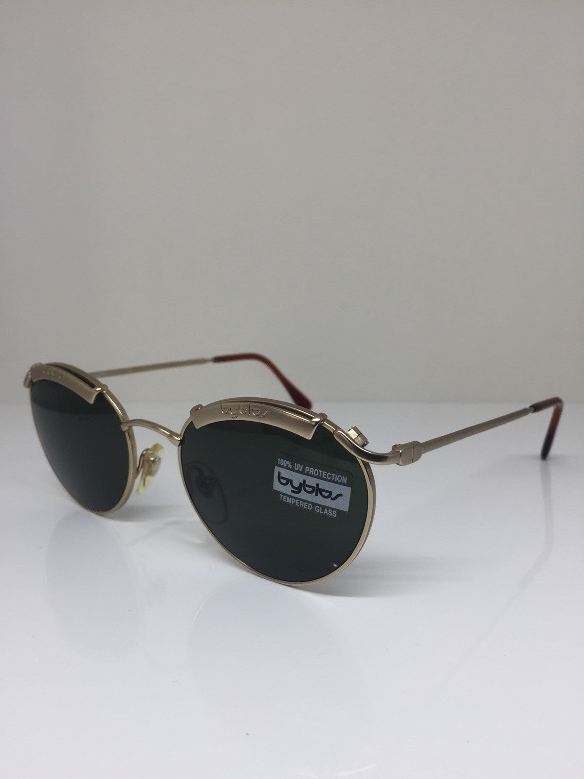 Vintage Byblos B 603-S Gold Sunglasses - Super Vision Optical